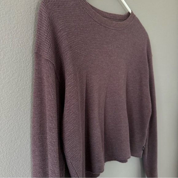 ARITZIA CROPPED WAFFLE KNIT - Picture 4 of 4